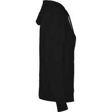 Roly Womens/Ladies Urban Hooded Polycotton Sweatshirt - Black - View 3