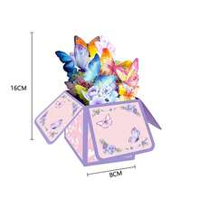 1pc 3D Pop-Up Birthday Card (With Envelope), Colorful Foldable Birthday Card, Can Be Handwritten With Wishes, Perfect Birthday Gift For Friends Or Family, Suitable For Birthday Decoration And Birthday Party - Multiple Styles - View 14