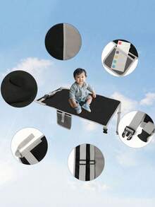 1pc Kids Airplane Travel Seat Extender Pad, Airplane Travel Hammock Travel Bed Seat Extender - Multicolor - View 2