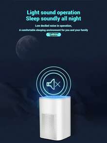 1pc Air Purifier, Deodorizer, USB Powered, High-Efficiency Filter Purification, Sleep Mode Product Functions: Remove VOCs, Pollen, Dust Particles, Formaldehyde, Secondhand Smoke, Sterilization, Smog, Disinfection - Multicolor - View 11