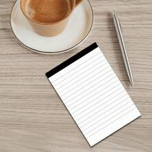 8mm Regular Horizontal Lines, Thick Paper With No Ink Bleed, 180° Lay-Flat Writing, Easy-Tear Inner Pages, Glue-Top Binding To Prevent Page Loss, Suitable For Practice, Notes, And Daily Draft Recording - Multiple Styles - View 6