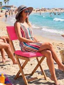 1 Pc-2pcs Premium Versatile Seat Cushion – Multipurpose Pad For Dining Chairs, Floor Seating, And Armchairs - Pink - View 10