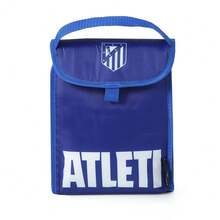 Atlético de Madrid 馬德里競技可折疊保溫午餐包，18.4x12.7x25.4厘米，210D滌綸面料，兒童及青少年學生午餐包，帶提手和翻蓋 - 選項 4 - 查看 1