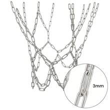 Basketball Nets 3mm 12 Loops Heavy Duty Steel Chain Basketball Net - Silver - View 7