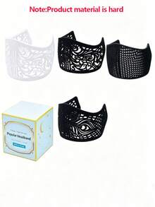 1pc Anti-Slip Hijab Headband, Hollow Out Non-Slip Hair Hoop, No-Slip Headband For Muslim Women, Scarf Turban Holder, Hair Accessories For Daily Wear - Multicolor - View 7