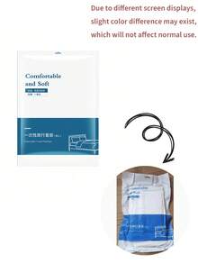 酒店一次性床單旅行床單，一次性床上用品，柔軟透氣床罩、床單、枕套、毛巾套裝，適合旅行、酒店使用 - 彩色 - 查看 13