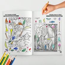 Ultimate Look & Find Challenge Book – Hidden Objects Search & Color Adventure, Focus & Observation Skill Builder For Home Learning Fun - Look & Find - View 5