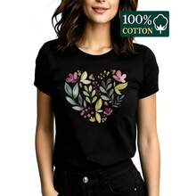 Women T-Shirts - 黑色 - 查看 5
