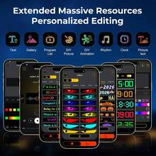LED Signs That Can Be Programmed, Adaptable LED Displays, Text Programming Via Mobile App, Adjustable Brightness Settings, By USB, Ideal For Store Signage, Vehicles, Concerts, Festive Decorations, And Gifts - LED Sign - View 10