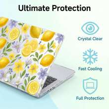 2pcs Transparent Crystal Shockproof Protective Case, Compatible With Macbook/Matebook, Fully Transparent Hard PC Shell With Ventilation Holes, Fits Laptop Shell, Compatible With 13 Neo/13.3 Air/13.3 Pro/13.6Air/14.2 Pro/15Air/16.2Pro/D16/14 Ultra - View 4