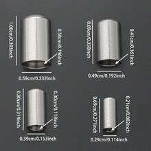 15pcs Stainless Steel Rope End Caps Round Head Cap DIY Jewelry Making End Caps Leather Cord Braided Rope End Plugs Multi-Size Options Suitable For DIY Bracelet Necklace Cord End Fixing Buckles Beaded Basic Assembly Accessories Jewelry Connector Rope And Shoe Accessories Materials DIY Jewelry Making Rope End Accessories - Drawstring Hat - View 3