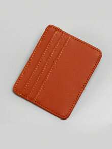 1pc Men's Stylish Class Elegant Compact Leather Wallet Multi-Card & Coin Holder ,Multiple Card Slots, Suitable For Daily Use - A - View 9