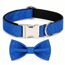 Collar para mascotas con lazo brillante desmontable, accesorio lindo para mascotas para ocasiones de fiesta - Multicolor - Ver 18