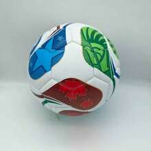 中性運動性能 WORLD CUP 26™ LEAGUE BALL Triple Wave 2026 世界盃比賽/訓練球 JD8030，男孩足球比賽裝備 - 彩色 - 查看 7