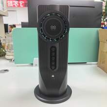 1 pieza Ventilador y enfriador de aire portátil multifuncional con enchufe USB - Ventilador ajustable de 6 velocidades, diseño portátil ligero, adecuado para oficina, viajes, camping, RV, estética moderna, función de humidificación - Negro - Ver 10