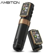 Ambition 1 قطعة Epoch قلم وشم لاسلكي قابل لتعديل الضربة بمحرك دوار بدون قلب بطارية 2400mAh شاشة رقمية لاسلكي RCA وضع مزدوج مسدس وشم للمحترفين - متعدد الألوان - مشاهدة 3