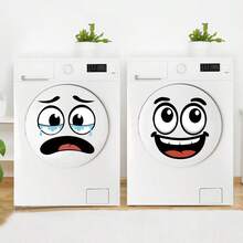 Eye Trash Can Sticker Children Smiling Face Toilet Sticker Wall Refrigerator Sticker Car Sticker - 15*15cm 4PCS - View 1