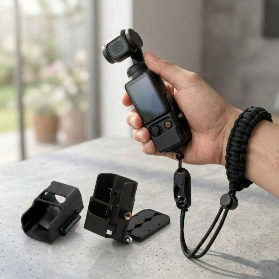 Osmo Pocket 4/3 擴展框架適配器,保護框架,桌面底座,磁吸安裝支架,全功能一體式,附掛繩 - 查看 1
