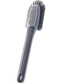 360° No-Blind Spot Shoe Brush, Multi-Faceted Cleaning Brush, Long-Handled Soft-Bristled Household Shoe Cleaning Brush - Multicolor - View 6