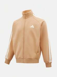 Adidas Men's ST SPORTS KN TT Knit Jacket KC2847 - Brown - View 1
