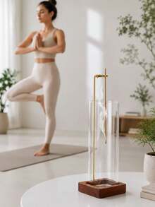 1pc Incense Burner, Detachable Glass Ashtray Style Incense Holder, Transparent Glass Structure, Suitable For Home, Yoga, Spa, Meditation, Easy To Clean Incense Stand, Elegant Home Desktop Decoration, Fashion Aesthetic, Durable Design - Incense Burner Stand - View 9
