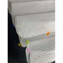 4mm White Mesh Sheet, Yarn, Handmade Crochet Material Bag, Plastic Crochet Hook, Round Cushion Shaping Plate - A - View 2