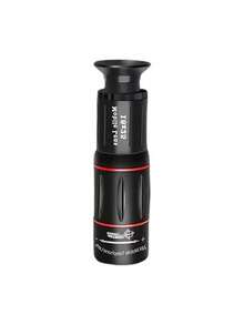 1pc Corner Telescope/Phone Telescope/Phone Clip Outdoor Travel Corner Monocular Telescope Phone Telephoto Lens 2-In-1, Universal Lens Clip Compatible With All Phone Models, Hiking Camping Bird Watching Concert Photography Long Distance High Definition Clear, Portable Compact, Essential Telephoto Accessory For Outdoor Enthusiasts - Black - View 10