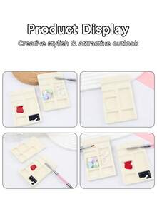 Ceramic Palette: All-In-One Multifunctional Ceramic Nail Art Palette-Neat And Comfortable To Use - Multicolor - View 7
