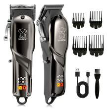 Pet Grooming Clipper, 6500 RPM Heavy Duty Low Noise Pet Hair Trimmer, Equipped With LCD Power Display, Rechargeable Cordless Dog Shaver, Suitable For 1 Layer Thick Fur Trimming, Adjustable Blade With 4 Guide Combs, Professional Pet Grooming Set, Suitable For Small, Large Dogs And Cats - View 5