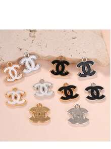 Rhinestone Crystal Pendant Charms, Suitable For DIY Jewelry Making, Shiny Aluminum Alloy Decorative Pendants, Can Be Used For Bracelets, Necklaces, Earrings, Keychains And Handmade Accessories. - Multicolor - View 5
