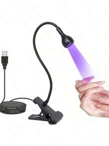 LED Gooseneck UV Nail Lamp, 3W Flexible Lamp Head, Anti-Discoloration Technology, 30s Fast Drying Gel Nail Polish, Plug And Play Portable Design, Suitable For Home DIY Nail Salon, Perfect Gift For Women, Christmas And Valentine's Day - Multicolor - View 15