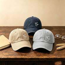 1pc Gothic Casual Washed Men Hat, Featuring 'cross And Letters' Print Design. It's Perfect For Sun Protection,Shade ,Outdoor Activity. - Multicolor - View 8