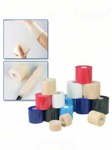 1-2Pcs Sponge Shock Absorbing Underwrap Film For Racket Grip Multifunctional Elastic Wrap Sports Accessories For Badminton Tennis - Multicolor - View 9