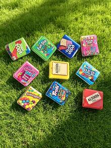 20pcs Food And Beverage Themed Book-Shaped Pendant Charms With Holes, Lightweight Bohemian Style, Suitable For DIY Jewelry Making And Crafts, Earring Pendants, Necklace Charms, Bag Charms, Keychain Accessories, Phone Case DIY Sticker Material, Holiday Or Birthday Gift For Family And Friends - Multicolor - View 5