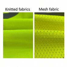 Reflective Safety Vest With Pockets And High Visibility, Suitable For Traffic, Nighttime Construction, Outdoor Running, Cycling, And Sports. - Lime Green - View 4