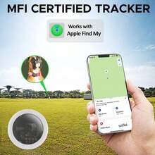 Katt GPS-spårare, mini GPS-husdjursspårare med halsband, IPX8 vattentätt kattspårningshalsband, ingen månadsavgift, stöder Apple Find My (endast iOS), smart husdjursspårare - Multifärgad - Visa 6