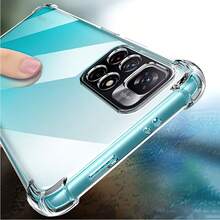1件裝透明手機殼，適用於系列手機，包含 Note 12 Turbo、K80 Pro、Poco X7 Pro、Poco X5，防震極簡時尚手機殼，親膚不傷手，防震、防塵、防靜電 - 無色 - 查看 6