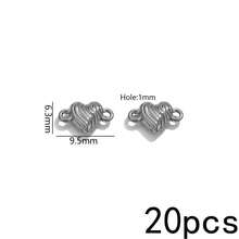 20 Peças Pingentes de Aço Inoxidável Banhados a Ouro 18K com Duplo Furo, Conectores Vintage Boho para Fabricação de Joias, Suprimentos para Fabricação de Joias DIY - Conector duplo suspenso - Visão 48