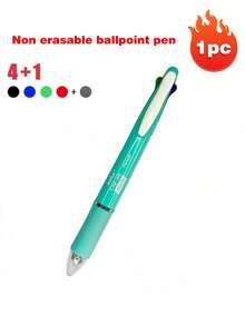 (不可擦拭) 5合1書寫工具 - 1支筆 + 0.7mm 黑/藍/紅/綠墨水替芯 + 0.7mm 墨水替芯，適合標記與筆記，完美適用於學校與辦公室使用。多色，適合學校、辦公室與藝術創作 - A - 查看 16