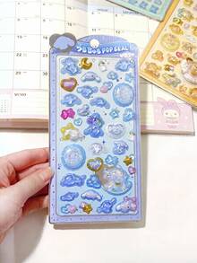 Mattel 可愛3D貼紙 (1入) - 這些是可愛的浮雕卡通風格PVC裝飾貼紙，非常適合裝飾貼紙本、筆記本電腦或冰箱，也非常推薦用於製作客製化手機殼或與朋友交換。 - 彩色 - 查看 6