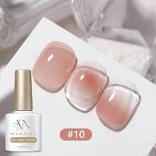MISS MIANEL 10ML/件 2026新款粉色美白冰透裸粉果凍凝膠指甲油，紅色可愛熱門腮紅肌肉語言粉色亮片凝膠指甲油，夏季美甲用品，UV LED燈美甲 - 彩色 - 查看 23