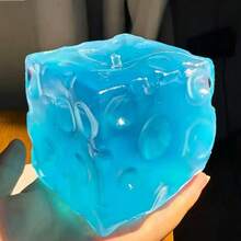 Colorful Glacier Melojoy 巨型軟擠壓起司塊 4.25 英吋大號壓力球 成人感官擠壓玩具 趣味創意禮物 類似 Sunny Life - 彩色 - 查看 18
