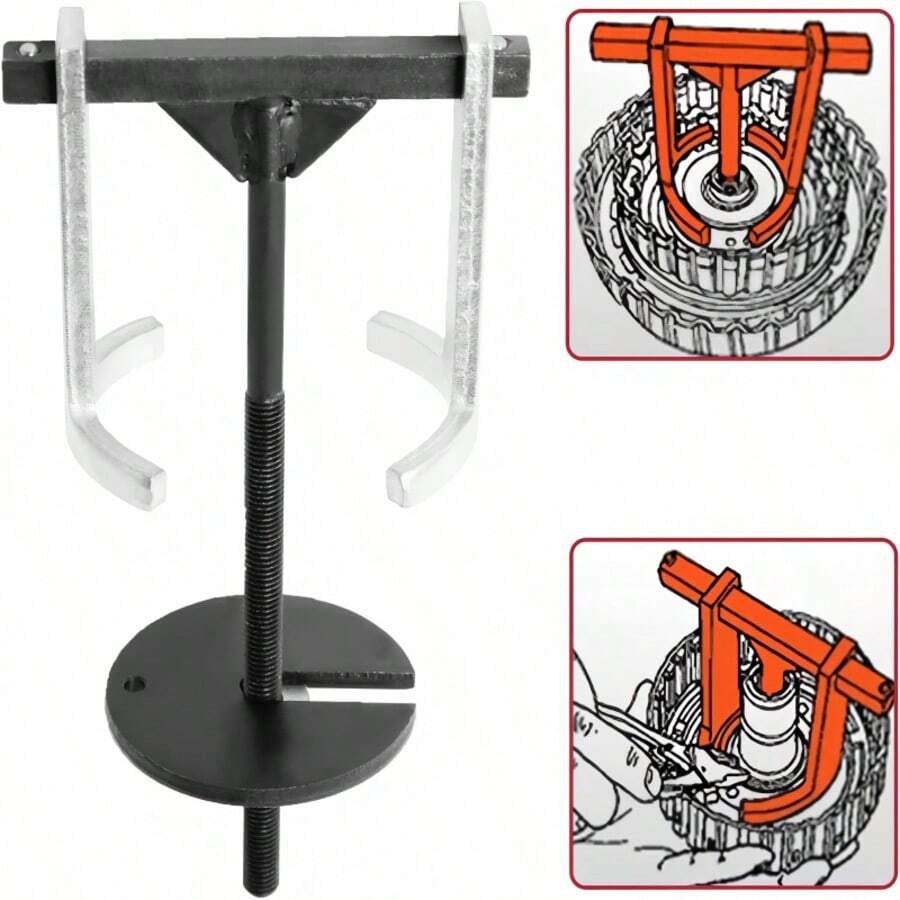 Compresor de resortes de 2 patas, kit de herramientas para extracción e instalación de embrague de transmisión automática, compresor de resortes de amortiguador - 2. Compresor de resortes accionado por las piernas - Ver 1