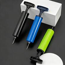Portable Hand-Pressed Ball Pump (With 3 Needles), Mini Manual Inflator, Suitable For Basketball, Soccer And Various Sports Balls - Black - View 7