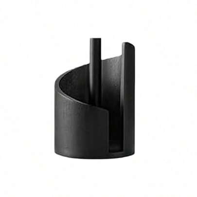 Molinillo de Café Manual Modelo 2026, Molinillo de Madera con Estructura Metálica y Base Redonda para Cocina y Sala de Estar, Diseño Moderno, Marrón