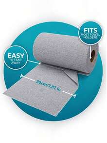 10pcs Thickened Microfiber Cleaning Cloths, High Absorbency, Lint-Free, Non-Shedding, Reusable Disposable Wipes, Dry & Wet Use, Suitable For Home, Kitchen, Car And All Rooms, Convenient Roll-Type Tear-Off Multi-Purpose - A - View 5