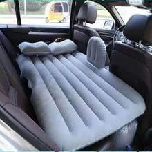 1件裝汽車充氣床墊，汽車配件，後座睡眠墊，適用於SUV與轎車，旅行充氣床，通用SUV/轎車充氣床，便攜旅行露營睡眠墊－司機的完美禮物 - 直紋圓墩 - 查看 12