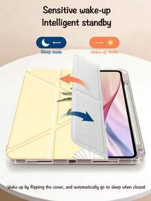Ayotu Stylish Y-Shaped Stand Flip Case Features Coconut Tree, Seahorse, And Orange Patterns And Is Compatible With Devices Compatible With IPad Kindle (11th Generation, Released In 2024) And Kindle Paperwhite (12th Generation, Released In 2024). - Multicolor - View 6