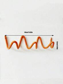 Creative Wave Design Metal Wall Hooks - Elegant Nordic-Style Coat And Hat Holders With Smooth Curved Shapes, Suitable For Home Organization, Hotel Decoration, And Fashion Store Displays, Multi-Function Hooks For Hanging Jackets, Hats, Bags, Umbrellas - Multicolor - View 18