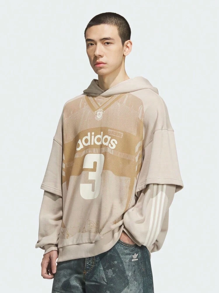 Adidas Originals Sweatshirt Rajut Pria IH Ukuran M KC2608 - Khaki - View 1